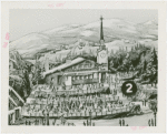 Amusements - Villages - Sun Valley - Sketch of Rheingold Inn