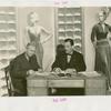 Apparel and Accessories Exhibit - Joseph Love and Grover Whalen sign contract