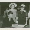 Arkansas Participation - Carl E. Bailey (Governor) with wife and daughter