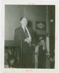 Arkansas Participation - Carl E. Bailey (Governor) giving speech