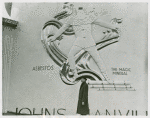 Art - Murals - Asbestos - Man in front of