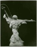 Art - Sculpture - Man carrying man with wings