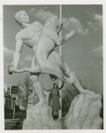 Art - Sculpture - Samson and Lion (Benjamin Hawkins)