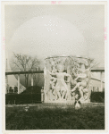 Art - Sculpture - Dances of the Races (Malvina Hoffman) - Dances of the Races with Perisphere in background