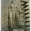 Art - Sculpture - George Washington (James Earle Fraser) - George Washington with scaffolding