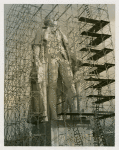 Art - Sculpture - George Washington (James Earle Fraser) - George Washington with scaffolding