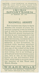 Maxwell Arnott.