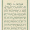 Capt. H. Cannon.