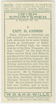Capt. H. Cannon.