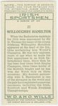 Willoughby Hamilton.