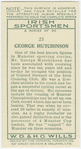 George Hutchinson.