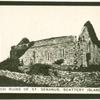 Church ruins of St. Senanus, Scattery Island.