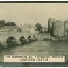 The Shannon at Thomond Bridge, Limerick Castle.