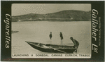 Launching a Donegal Canvas Curach, Trabeg