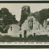 Slane Abbey on Hill of Slane, Boyne Valley.