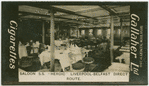 Saloon S.S. "Heroic" Liverpool-Belfast Direct Route.