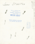 Amusements - American Jubilee - Performers - Jean Stanton