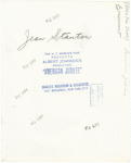 Amusements - American Jubilee - Performers - Jean Stanton
