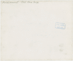 Amusements - Villages - Old New York - Sketch of men boxing
