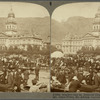 Market day in front of City Hall, looking toward Table Mt., Cape Town, So. Africa.