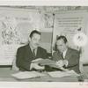 Argentina Pavilion - Grover Whalen and Conrado Traverso signing contract