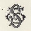 Spencer Trask's "ST" monogram from his stationery