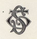 Spencer Trask's "ST" monogram from his stationery