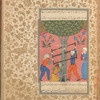 The death of the prophet Zakarîyâ (Zacharias), who is killed when the tree in which he is hiding is sawed in two