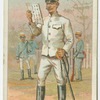 Japanese artillery officer. Marching order