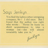 Jenkynisms