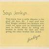 Jenkynisms