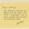 Jenkynisms