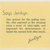 Jenkynisms