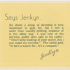 Jenkynisms