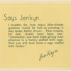 Jenkynisms