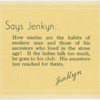 Jenkynisms