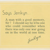 Jenkynisms