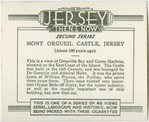 Mont Orgueil Castel, Jersey (about 100 years ago.).