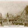 The procession of her Majesty Queen Victoria through the Royal Square.