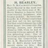 H. Beasley, Major D. McCalmont's colours.