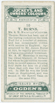 T. Burns, Mr. A.H. Macaulay's colours.