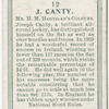 J. Canty, Mr. H.M. Hartigan's colours.