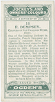 F. Dempsey, colours of Sir Charles Hyde, Bart.