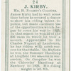 J. Kirby, Mr. H. Nugent's colours.