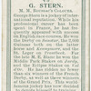 G. Stern, M.M. Boussac's colours.