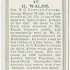 G. Walsh, Col. B.C. Fairfax's colours.