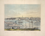 View of New York, from Brooklyn Heights. [Names, on 2 lines, of 16 buildings, etc.]