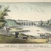Length 1450 ft. The High Bridge at Harlem, N.Y. Height 114 ft.