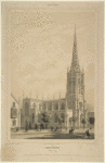 Grace-Church (Broadway). Above, over border line: New York