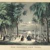 The Battery, New York. By moonlight